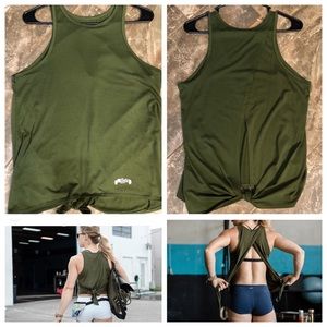 Barbella Box tie back tank